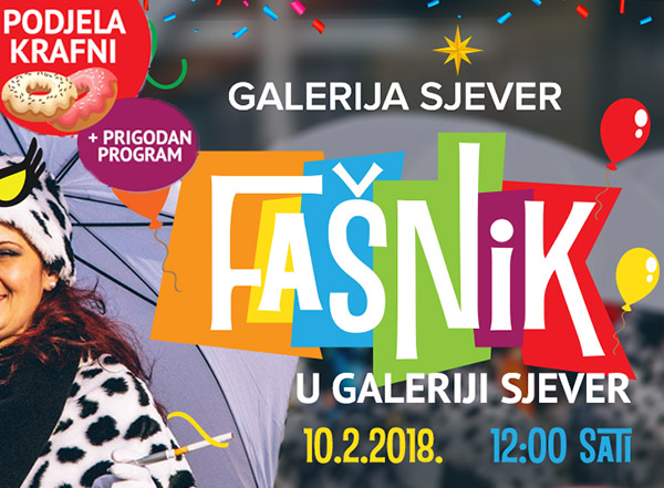 Fašnik u Galeriji Sjever