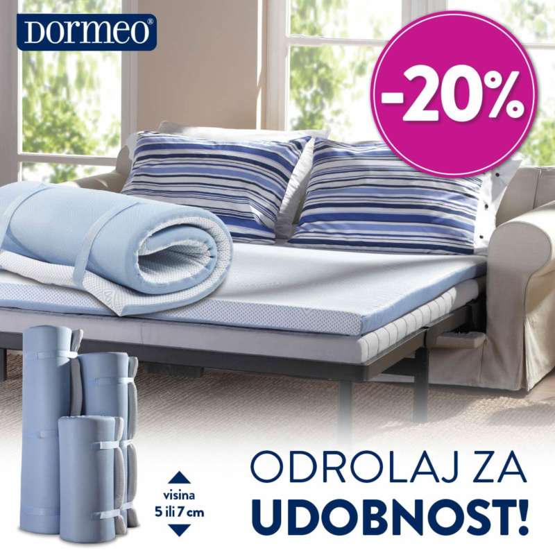 Dormeo nadmadrac uz 20 popusta u Top Shopu