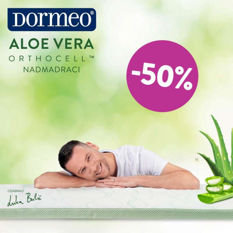 Top Shop Dormeo Aloe Vera Orthocell nadmadraci na 50 popusta